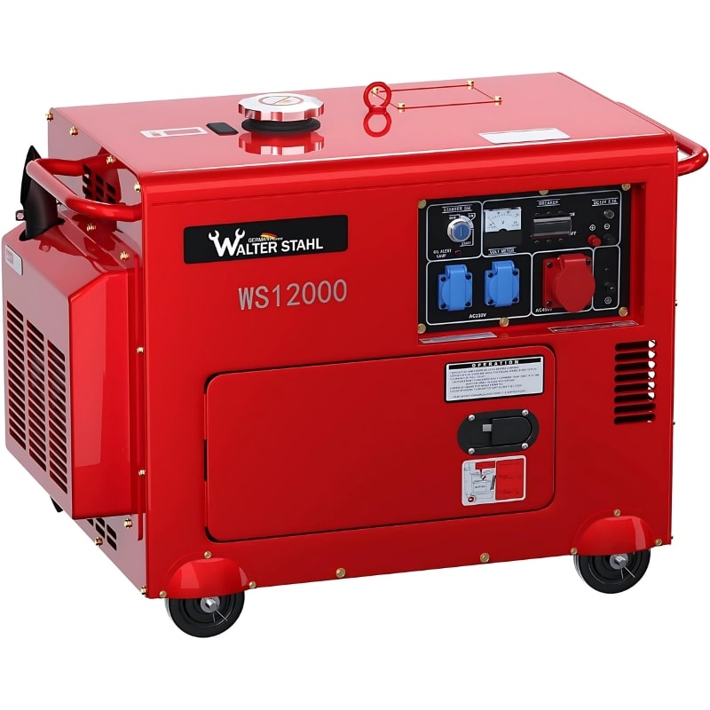 Generatore di Corrente Diesel H-10.000W 9000w 9Kw Silenzioso
