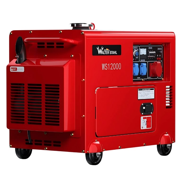 Generatore di Corrente Diesel H-10.000W 9000w 9Kw Silenzioso