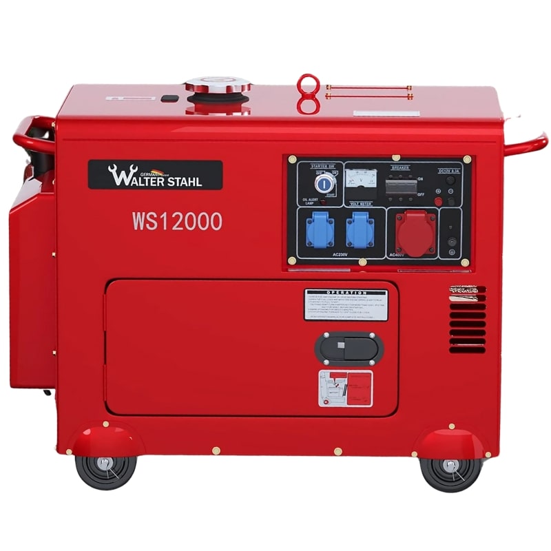 Generatore di Corrente Diesel H-10.000W 9000w 9Kw Silenzioso