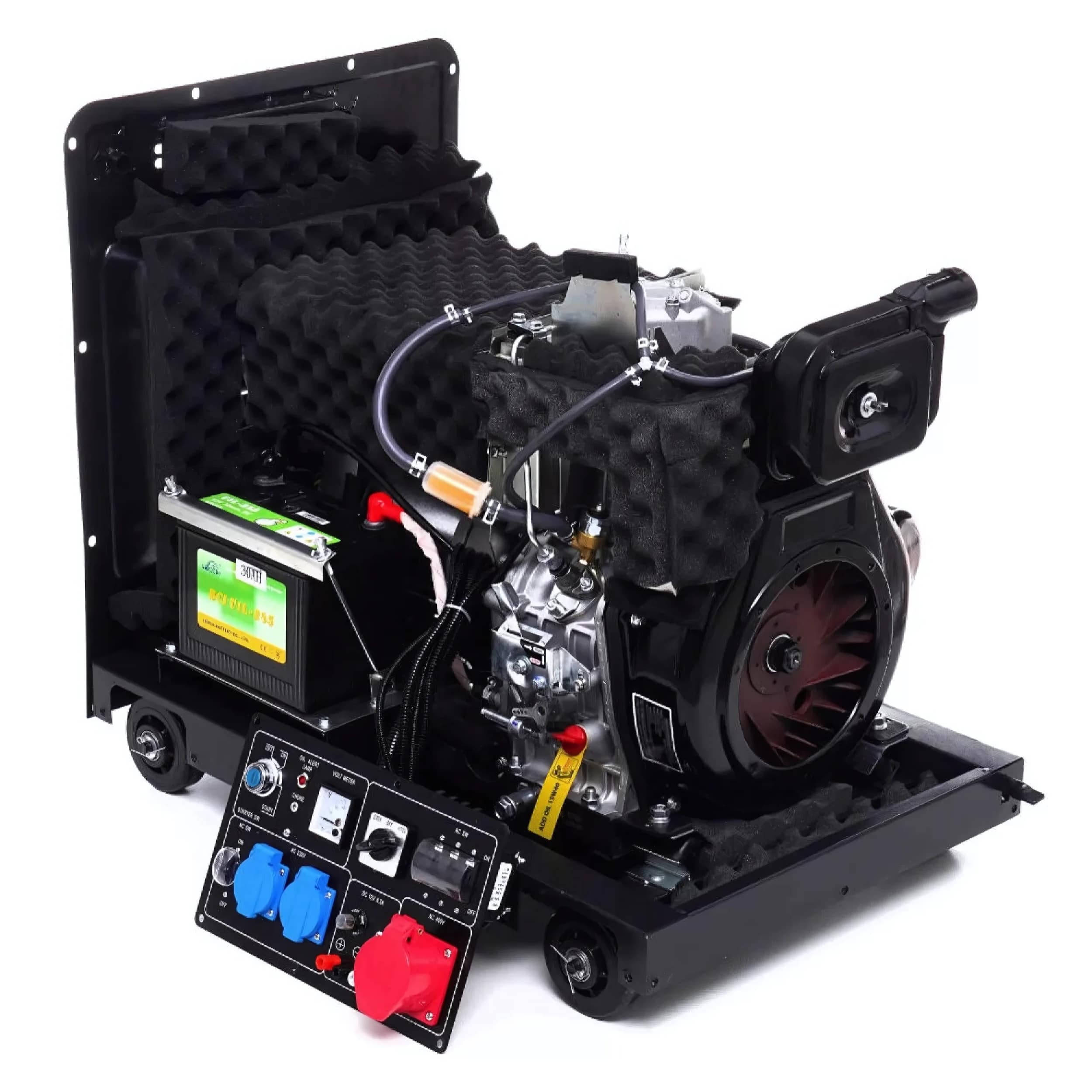Generatore di Corrente Diesel H-10.000W 9000w 9Kw Silenzioso