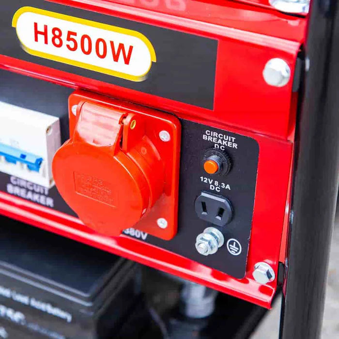 Generatore di Corrente H-8500W (220/380v) Con Chiave