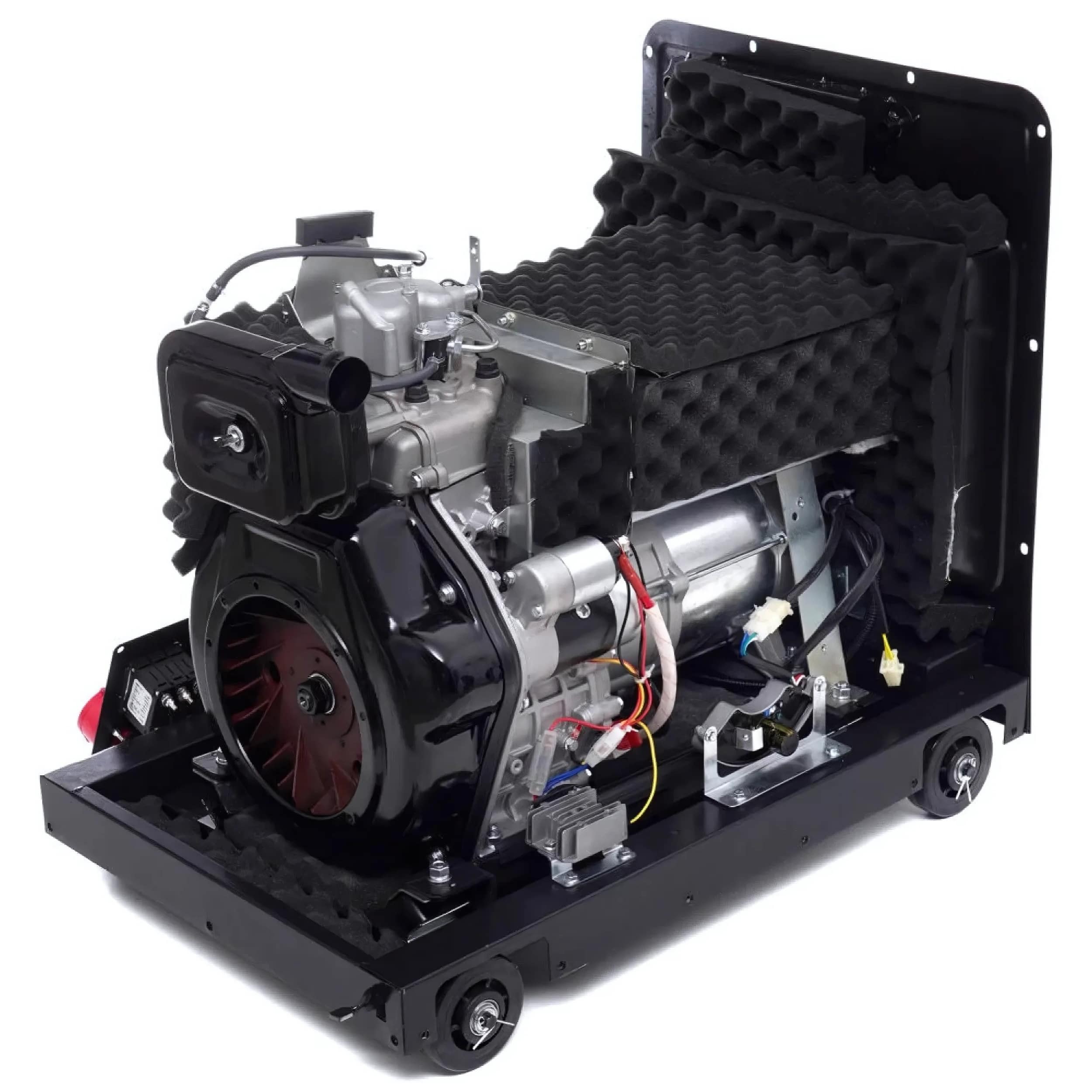 Generatore di Corrente Diesel H-10.000W 9000w 9Kw Silenzioso